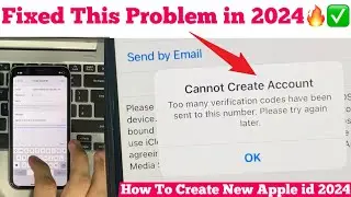 Fixed This: Cannot Create Account 2024🔥✅ Too many verification codes have been sent to this Number.