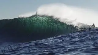 Waves and Surfers Slow Motion