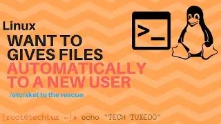 Copy files automatically to new created user in linux