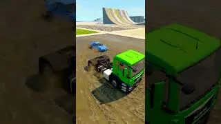 Грузовик vs Легковые машины в Бименджи Драйв  #beamng #игры #trending #мемы #shorts #приколы