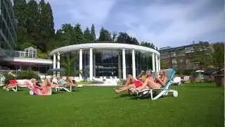 Outdoor pools at Caracalla Spa Baden-Baden