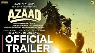 AZAAD - Official Trailer | Ajay Devgan | Aaman Devgan | Rasha Thadani | Azaad Movie Trailer