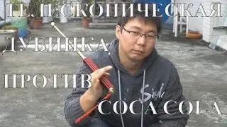 Телескопическая дубинка против Колы, ну или выбивалка для ковров против колы