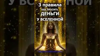 3 ГЛАВНЫХ ПРАВИЛА как просить ДЕНЬГИ у Вселенной. 