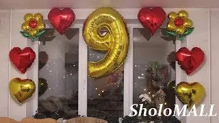 Распаковка фольгированных воздушных шаров | AliExpress.com