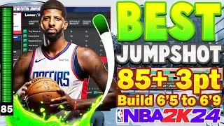 BEST JUMPSHOT FOR PLAYERS 65 TO 69 WITH 85+ 3PT IN NBA 2K24 | HOW TO IMPROVE YOUR JUMPSHOT