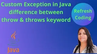 CustomException in Java | User Defined Exception