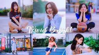 Vivid Bright Lightroom Preset | Lightroom Mobile Preset Free DNG & XMP | lightroom presets