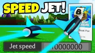 SPEED JET ITEM!! | Build a boat for Treasure ROBLOX