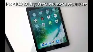 iPad A1823 2018 проблема со звуком и ее решение