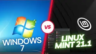 Windows 7 VS Linux Mint 21.1 (RAM Consumption)