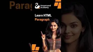 Learn HTML paragraph tag #shorts