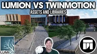 LUMION VS TWINMOTION - Asset and Library Comparison