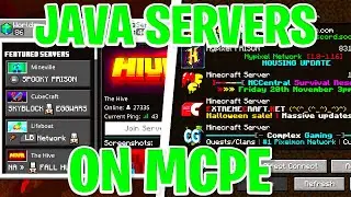 How to Play Java Servers in MCPE! *NOT CLICKBAIT* (Minecraft PE, Win10, Xbox, PS4)