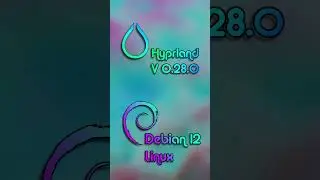 debian 12 Linux ( Stable ) + hyprland version [ 0.28.0 ]  #shorts #linux #debian #linux_tutorial