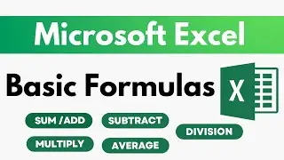 Microsoft Excel Formulas for Beginners | Hindi/Urdu