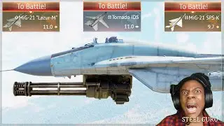 My INFINITY GRIND for the MiG-29 [Using Tornado IDS, MiG-21 Lazur-M 💀💀💀] UNIQUE moments HERE!!!