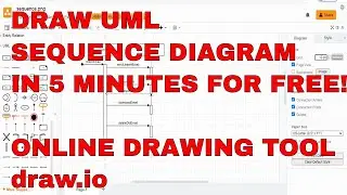 How to draw Sequence diagram | draw.io | Draw UML diagrams