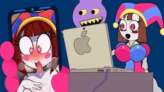 Pomni & Jax reaction to fanarts ... AMAZING DIGITAL CIRCUS COMIC
