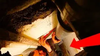 Сквозная Дыра в многоэтажном доме / Ужас хрущевок Кишинёв Молдова!