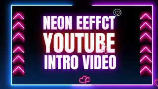 How to Make Neon Intro With Canva | Tutorial | Canva Pro |