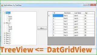 C# - How To Transfer DataGridView Rows Data To TreeView Nodes Using C# [ with source code ]