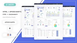 Responsive Admin Dashboard using Html CSS & Javascript | CSS Admin Template