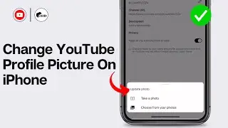 How To Change YouTube Profile Picture On iPhone / iPad (2024)