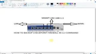 How to Backup Through CLI Command In Checkpoint Firewall - Part 18