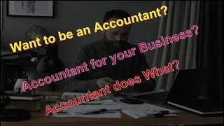 Lesson1: Who is accountant, what does accountant do, and do you need accountant?