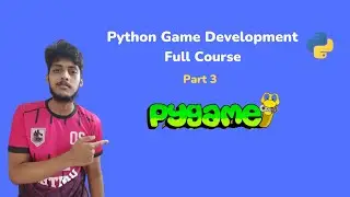 Adding text in Pygame Window Screen | Pygame series #3 | Python Game Development