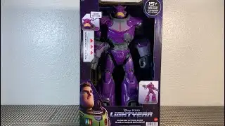 Lightyear 2022 Blaster Attack Zurg 12” Scale Talking Figure James Brolin  Disney Pixar Mattel