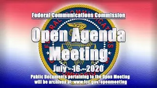 Open Commission Meeting - July 2020