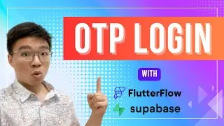 How to Set Up OTP Login in FlutterFlow and Supabase (NEW 2024 Method)