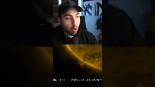 Jupiter-sized UFO drawing plasma out of the Sun (NASA Footage)