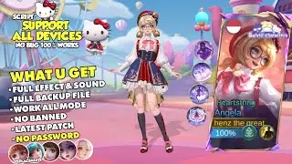 UPDATE! Script Skin Angela Sanrio Heartstring No Password - Full Effect & Sound With Logo - Latest