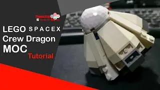 LEGO SpaceX Crew Dragon (Crew DEMO-2) MOC Tutorial | Somchai Ud