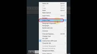 how to import text in autocad