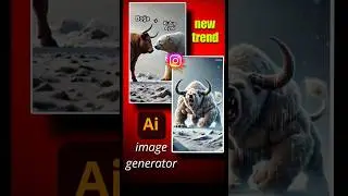 Instagram viral image generator || new trending ai image generat #tutorial #photoediting #shorts