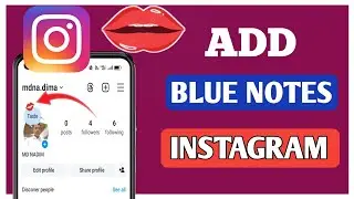 How to Add Blue Notes on Instagram (2024)| How to get Blue Note with kiss emoji on Instagram