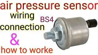 air pressure sensor working system and wiring bs4