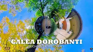 Calea Dorobanti | Bucharest, Sector 1 | Timeshift walking tour | 🇷🇴