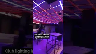 Pixel led installation Night club 