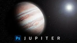 How I Created Planet JUPITER in Adobe Photoshop!