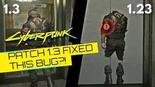 Patch 1.3 Fixed This Bug! Jackie Welles Elevator Door Glitch// Cyberpunk 2077 Patch,DLC1.3// 