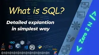 what is SQL | SQL Detailed explanation for beginners | sql tutorial for beginners