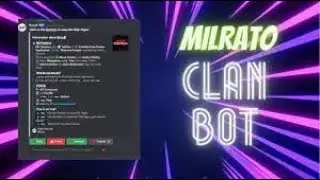 Milrato Clan Bot | No Coding | Repl.it | Latest Version 2022 650+Cmds | Gamer CodeX