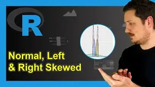 Draw Normal, Left & Right Skewed Distributions (2 Examples) | ggplot2 Density Plot | tidyr Package