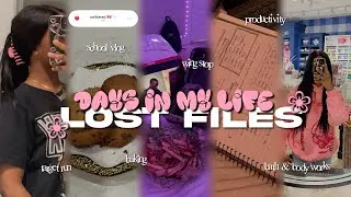 LOST FILES ❀ days in my life| target run, school vlog, bath&body works run, productivity…etc