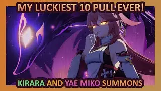 I Kept Summoning Until My Luckiest 10 Pull Ever! Kirara and Yae Miko Summons | Genshin Impact